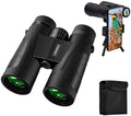 12x42 HD High-Powered Binoculars for Adults - Professional Grade with Advanced Tripod & Phone Adapter, Waterproof Design for Outdoor Travel, Hunting, Birdwatching, and Cruises