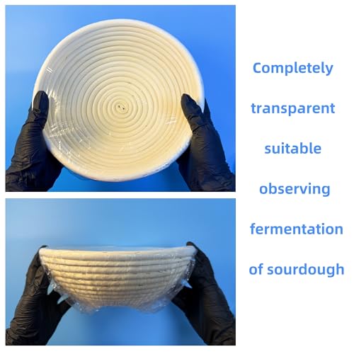 100pcs Large Bowl Covers Bread Proofing, Fits Bowls Up to 12", Shower Caps Sourdough Bread Baking Supplies accessories, BPA Free, Food Grade