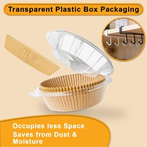 150 Pcs Airfryer Paper Liners Disposable Fits 2-5 Qt, Ninja Airfryer Liners – Water & Oil Proof, Ninja Air Fryer Liners Disposable Paper