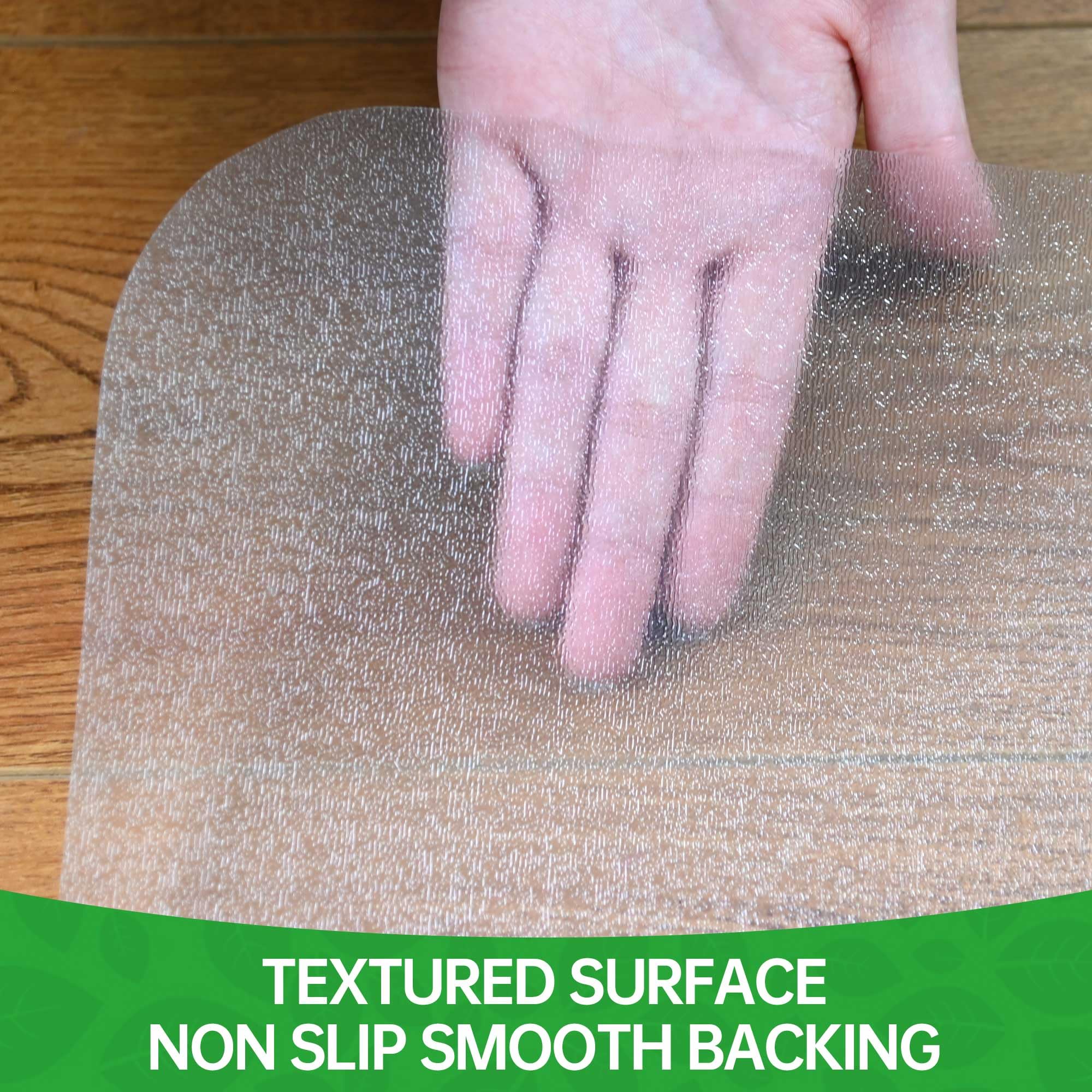 100pointONE Large Office Chair Mat for Hardwood Floor, 40” x 48” Clear Desk Chair Mat for Hard Floors, Easy Glide Floor Protector Mat for Home Office Rolling Chair