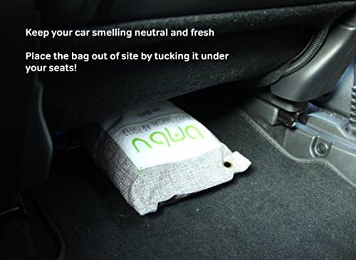 1000g Large Bamboo Charcoal Air Purifier Bag - Car Deodorizer/Freshener - Remove Odor & Control Moisture in RV, Camper, SUV, Truck, Closet, Mobile Home, Storage - Non-Fragrant 1kg