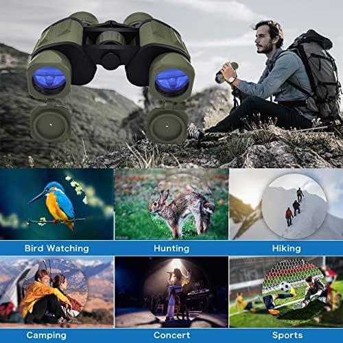 10x40 Professional HD Binoculars for Adults &Kids,Shock Proof Binocular with BAK4 FMC Lens, Large View & Waterproof Binoculars Perfect for Bird Watching, Sports,Hunting,Gifts