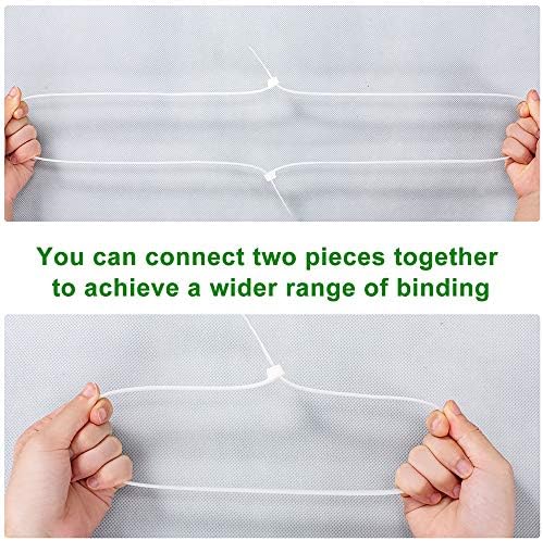 100PCS Cable Zip Ties Heavy Duty 18 Inch Strong Large Cable Wire Ties - Industrial Durable Strong Wire ties for binding fences, Awnings Tying branches Bundling of crops Fixed water pipes