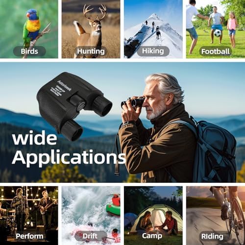 10x25 High Powered Binoculars for Adults and Kids, Large View for Bird Watching, Outdoor Hunting, Travel, Sightseeing, Concerts