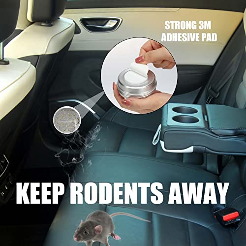 12 Pack Peppermint Oil Rodent Repellent with 1 Pack Mouse Repellent Cream for Car, RVs, House, Garage, Garden, Mouse Deterrent, to Repel Mice, Rats, Squirrel, Moles, Snakes, Chipmunk