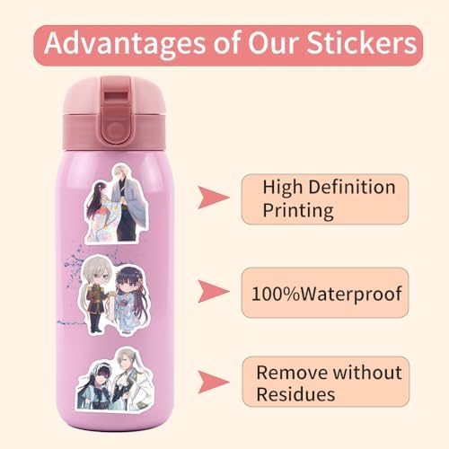 110pcs Anime My Happy Marriage Stickers Miyo Saimori Kiyoka Kudo Stickers Decoration for Luggage, Skateboard, Water Bottle Birthday Gift for Adult Teen