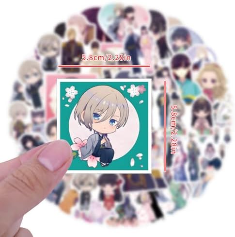 110pcs Anime My Happy Marriage Stickers Miyo Saimori Kiyoka Kudo Stickers Decoration for Luggage, Skateboard, Water Bottle Birthday Gift for Adult Teen