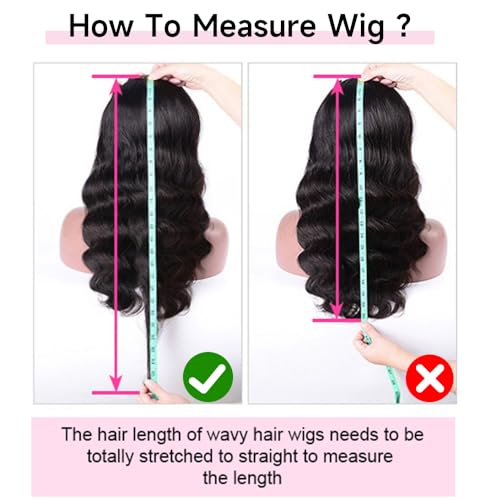 13x6 Lace Front Wigs Human Hair 26 Inch Body Wave Lace Front Wigs Human Hair Pre Plucked 200% Density Real Wigs Human Hair with Baby Glueless Wigs Hair Human Hair Lace Front Wigs