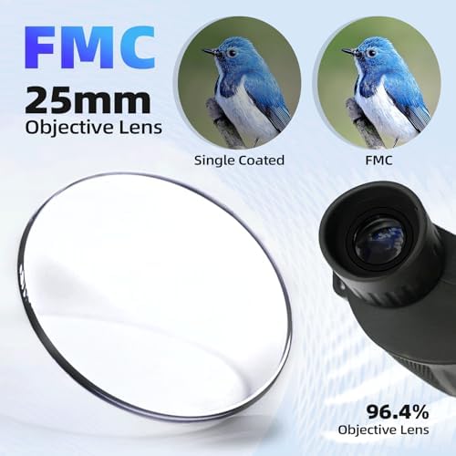 10x25 High Powered Binoculars for Adults and Kids, Large View for Bird Watching, Outdoor Hunting, Travel, Sightseeing, Concerts