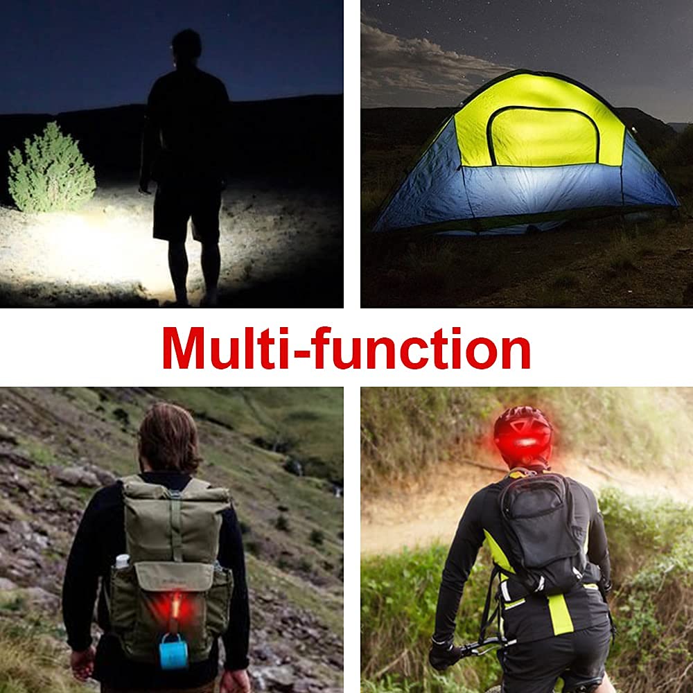 1200 Lumens Bike Lights Front and Back,3 LED USB Rechargeable Bicycle Light,Super Bright Bike Lights for Night Riding,Bike Headlight with Power Bank Function,IPX5 Waterproof,3+5 Light Modes