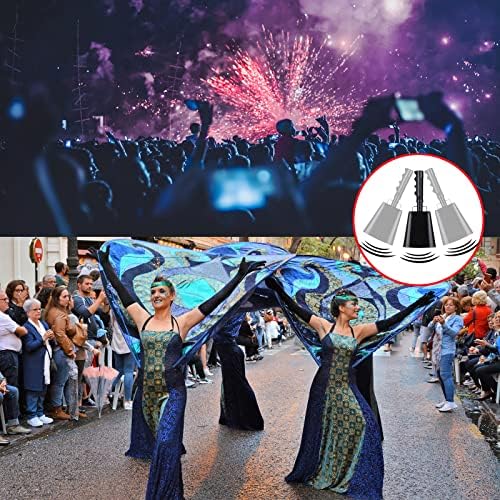 10’’ Steel Cow Bell with Handle, Noise Maker Cowbell, Cheering Loud Hand Call Bell for Sport Events Football Soccer Hockey Baseball Basketball Games Party Concert Graduations School Wedding Farm Ranch