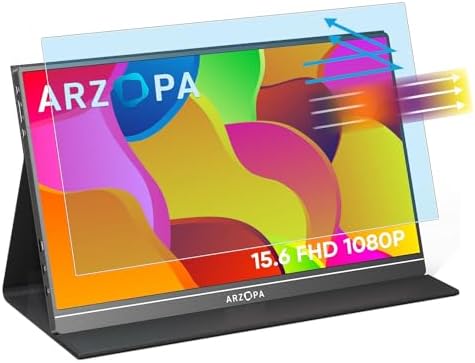 15.6 inch Laptop Screen Protector Compatible with MNN/KYY/ARZOPA/InnoView/Lepow/ZSCMALLS/Newsoul/ASUS/QQH 15.6 ”Portable Monitor, Anti Blue Light Anti Glare Matte Reduce Eye Anti Fingerprint