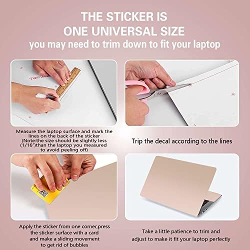 15 15.4 15.6 Inches Laptop Skin Sticker Reusable 12.1 13 13.3 14 Inches Netbook Skin Sticker Personalized Universal Notebook PC Art Protector Cover by AORTDES