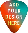 12-180 Pack Custom Guitar Picks Personalized Guitar Picks Add Your Photo Text Logo Customized Guitar Bass Ukulele Accessories Gifts for Men Women (5 Set(60 PCS）One sided printing)