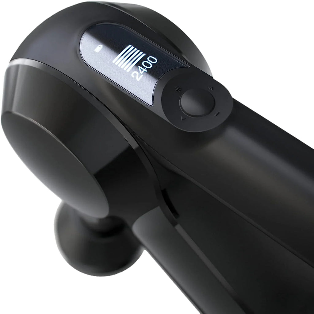 TheraGun Elite Ultra-Quiet Percussion Massage Gun for DeepTissue Muscle Pain Relief, Handheld Electric Massager Perfect forNeck, Back, and Full Body Tension, Bluetooth and USB-CCharging, 5th Gen