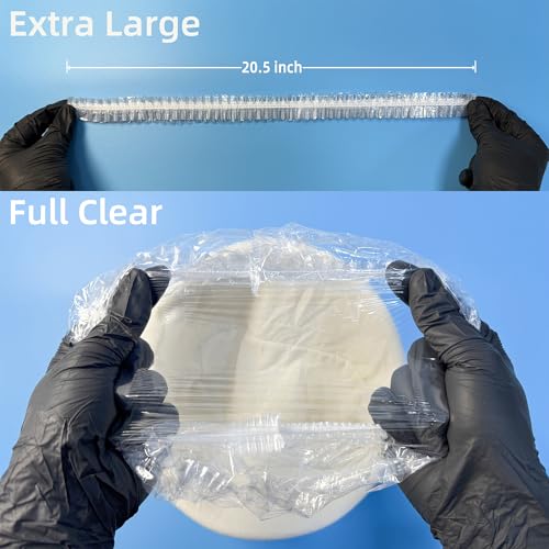 100pcs Large Bowl Covers Bread Proofing, Fits Bowls Up to 12", Shower Caps Sourdough Bread Baking Supplies accessories, BPA Free, Food Grade