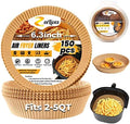 150 Pcs Airfryer Paper Liners Disposable Fits 2-5 Qt, Ninja Airfryer Liners – Water & Oil Proof, Ninja Air Fryer Liners Disposable Paper