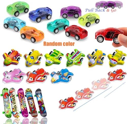 128 Pcs Party Favors for Kids 4-8-12, Fidget Toys, Pinata Stuffers, Treasure Chest Box Toys for Classroom, Goodie Bag Stuffers, Carnival Prize Box Toy for Boys Girls, Easter Egg Filler Gifts Bulk Toys