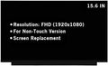 15.6" Screen Replacement for ASUS TUF Gaming A15 FA506I FA506Q FA506IH FA506II FA506IU FA506IV FA506QM FA506QR FA506IH-AS53 FHD 1920x1080 144Hz 40Pin LED LCD Display Screen Panel